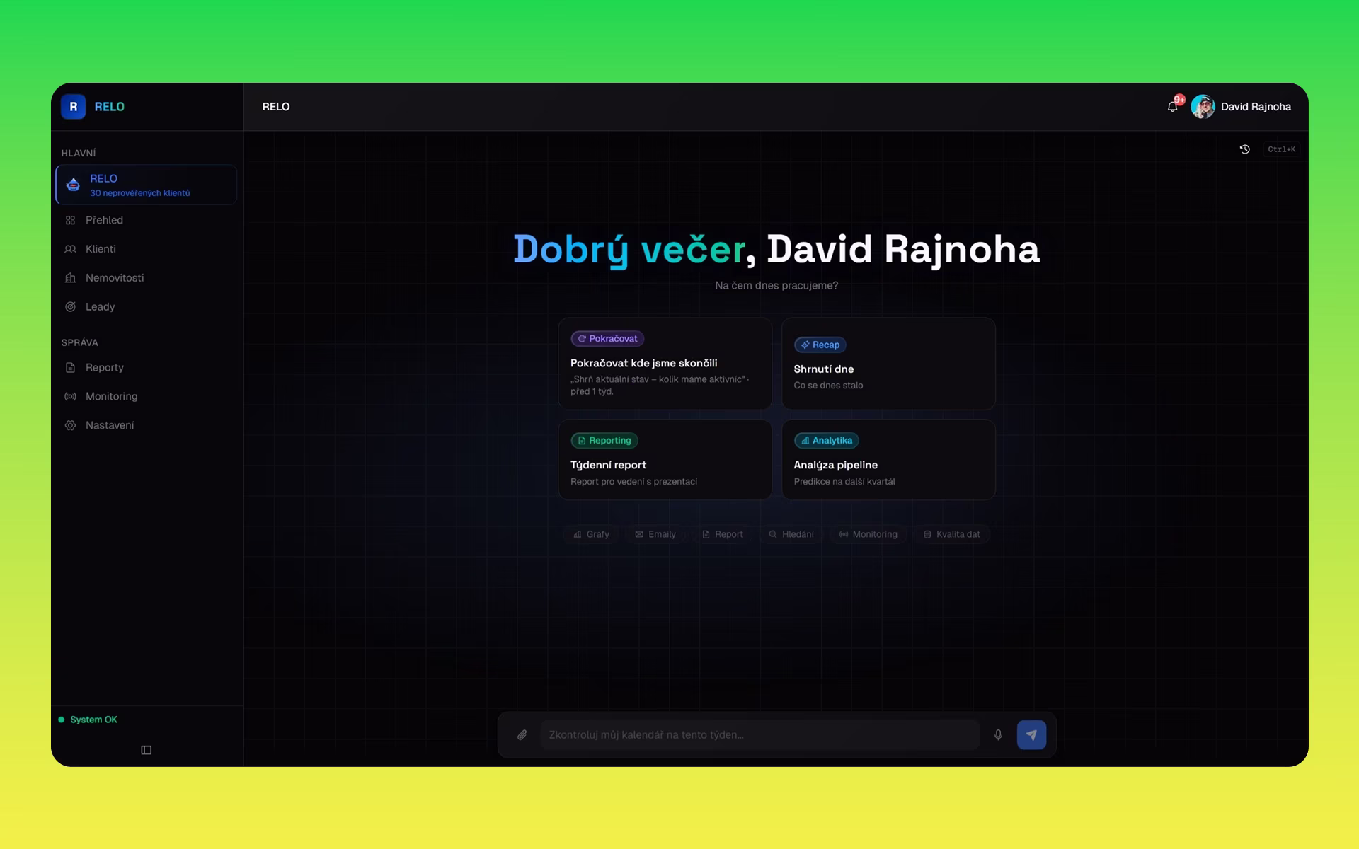 RELO — Back Office Bot for Real Estate (AI Agentic Platform, 2026)